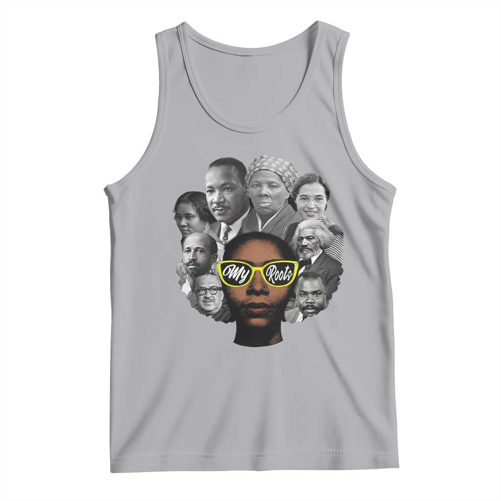 My Roots Black History Leaders Tank Top African American Heritage TS12 Athletic Heather Print Your Wear