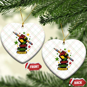 Teach Black History Education Pride Ceramic Ornament Black History Month TS12 Print Your Wear