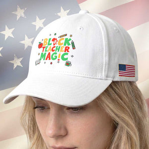 Inspirational Black Teacher Magic Baseball Cap African American History Month TS12 Print Your Wear