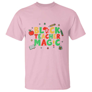 Inspirational Black Teacher Magic T Shirt African American History Month TS12 Light Pink Print Your Wear