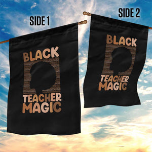 Black Teacher Magic Garden Flag Empowering African American Pride Teacher Gift TS12 Print Your Wear