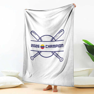 Venezuela Champions 2026 Throw Blanket Baseball Pride Gift TS12 Print Your Wear