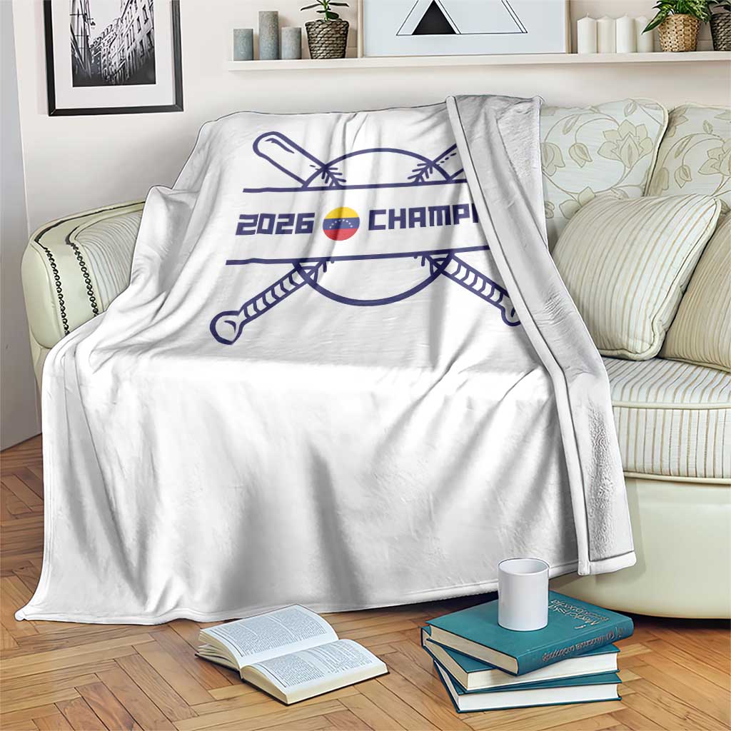 Venezuela Champions 2026 Throw Blanket Baseball Pride Gift TS12 Print Your Wear