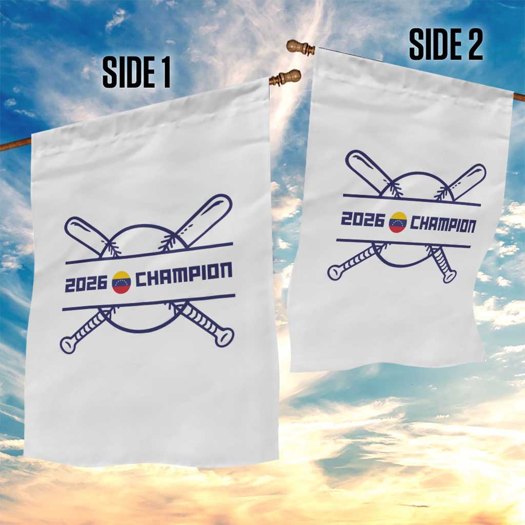 Venezuela Champions 2026 Garden Flag Baseball Pride Gift TS12 Print Your Wear
