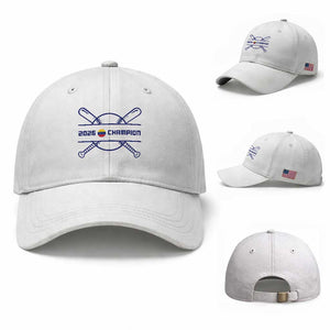 Venezuela Champions 2026 Baseball Cap Baseball Pride Gift TS12 Baseball Cap Universal Fit White Print Your Wear