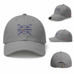 Venezuela Champions 2026 Baseball Cap Baseball Pride Gift TS12 Baseball Cap Universal Fit Sport Gray Print Your Wear