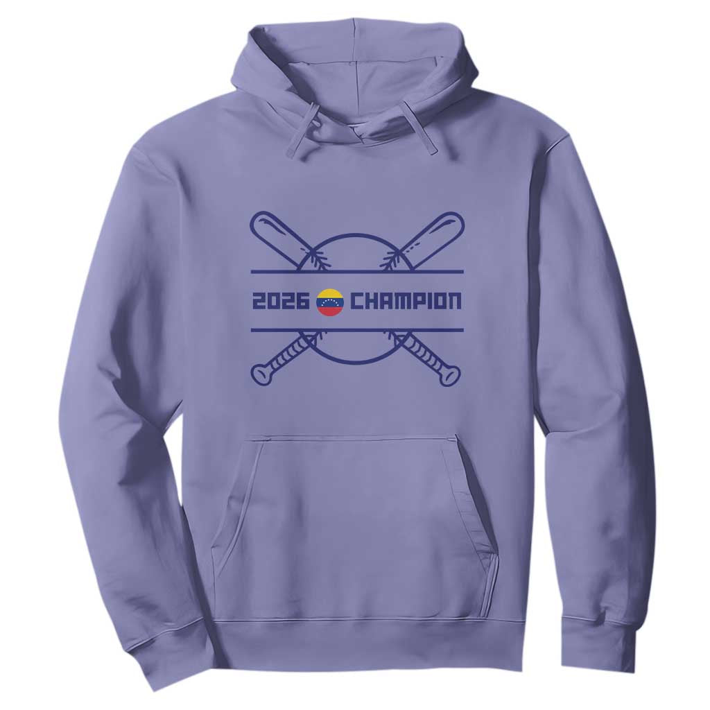 Venezuela Champions 2026 Hoodie Baseball Pride Gift TS12 Violet Print Your Wear