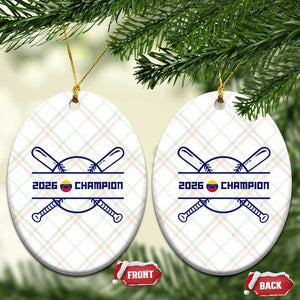 Venezuela Champions 2026 Ceramic Ornament Baseball Pride Gift TS12 Print Your Wear
