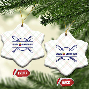 Venezuela Champions 2026 Ceramic Ornament Baseball Pride Gift TS12 Print Your Wear
