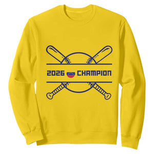 Venezuela Champions 2026 Sweatshirt Baseball Pride Gift TS12 Daisy Print Your Wear