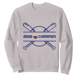 Venezuela Champions 2026 Sweatshirt Baseball Pride Gift TS12 Ice Gray Print Your Wear