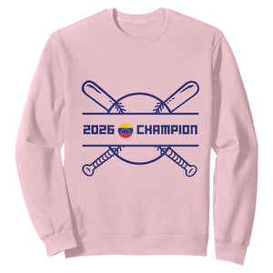 Venezuela Champions 2026 Sweatshirt Baseball Pride Gift TS12 Light Pink Print Your Wear