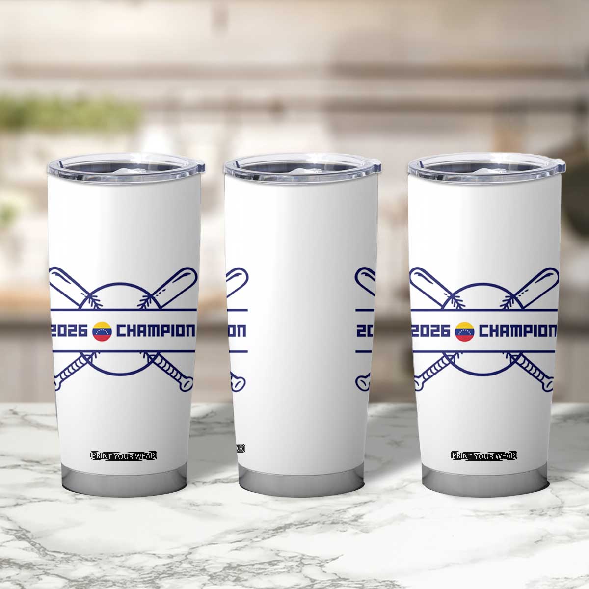 Venezuela Champions 2026 Tumbler Cup Baseball Pride Gift TS12 Print Your Wear