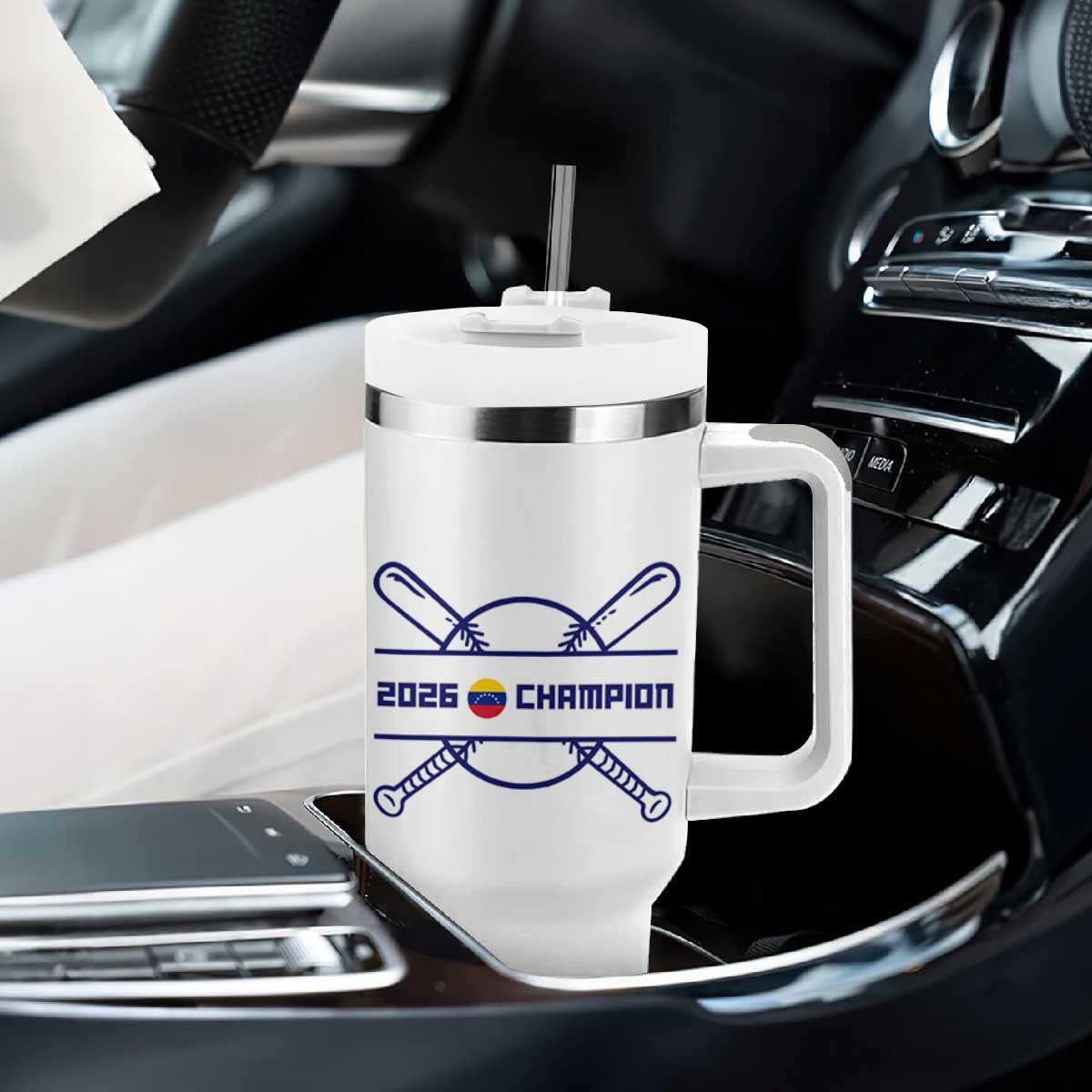 Venezuela Champions 2026 Tumbler With Handle Baseball Pride Gift TS12 Print Your Wear