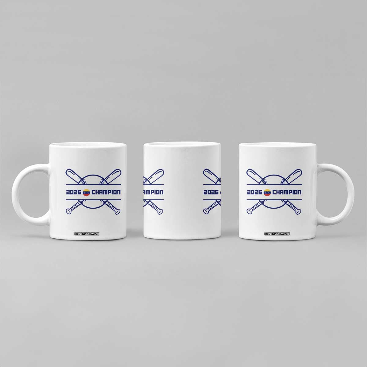 Venezuela Champions 2026 Coffee Mug Baseball Pride Gift TS12 Print Your Wear