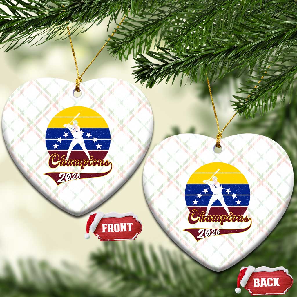 Vintage Venezuela 2026 Champions Ceramic Ornament Patriotic Baseball Pride Gift TS12 Print Your Wear