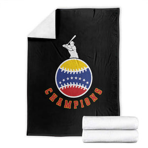 Venezuela 2026 Champions Throw Blanket Baseball Gift For Sport Lover TS12 Black Print Your Wear