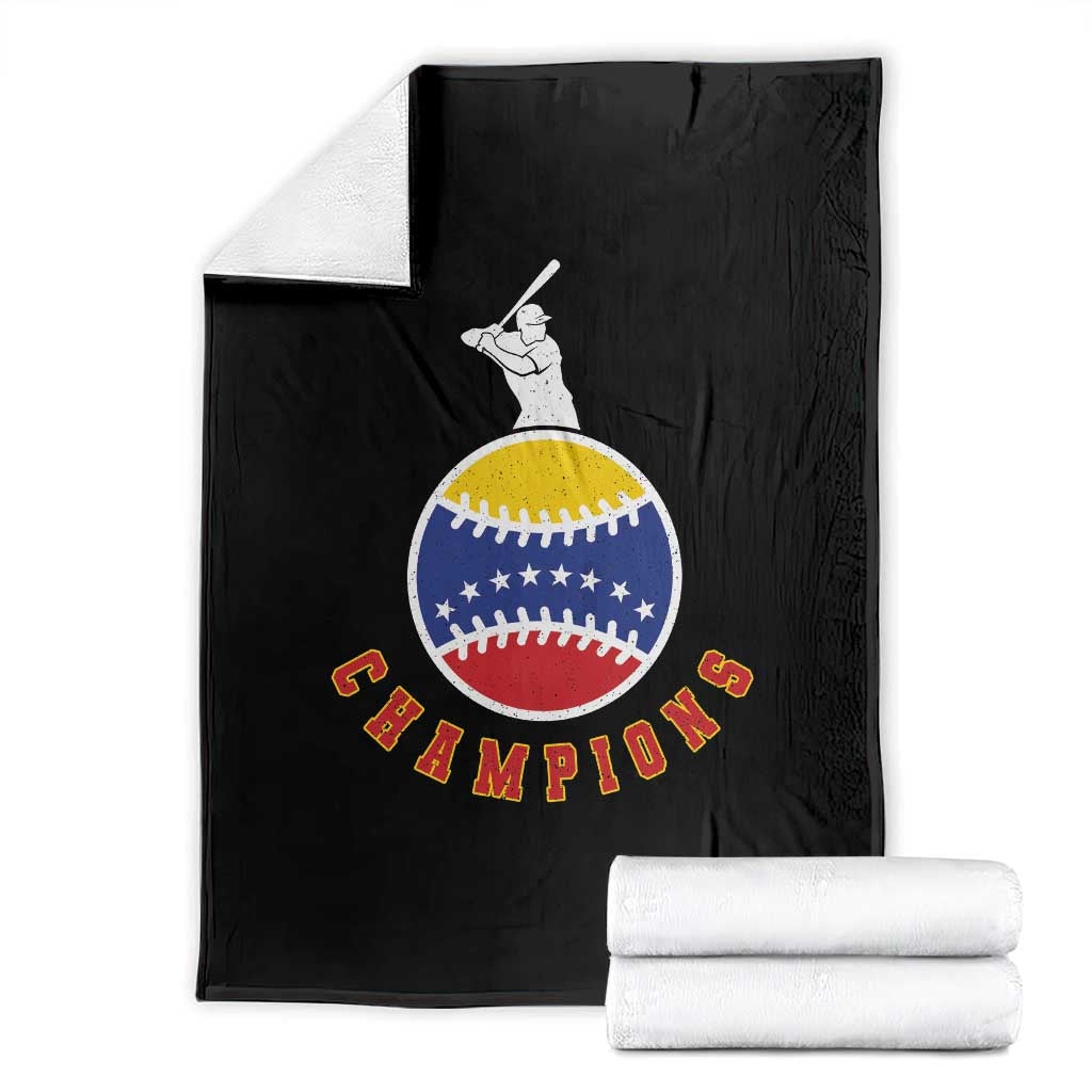 Venezuela 2026 Champions Throw Blanket Baseball Gift For Sport Lover TS12 Black Print Your Wear