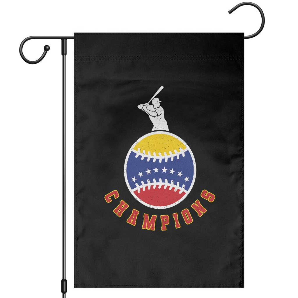 Venezuela 2026 Champions Garden Flag Baseball Gift For Sport Lover TS12 Black Print Your Wear