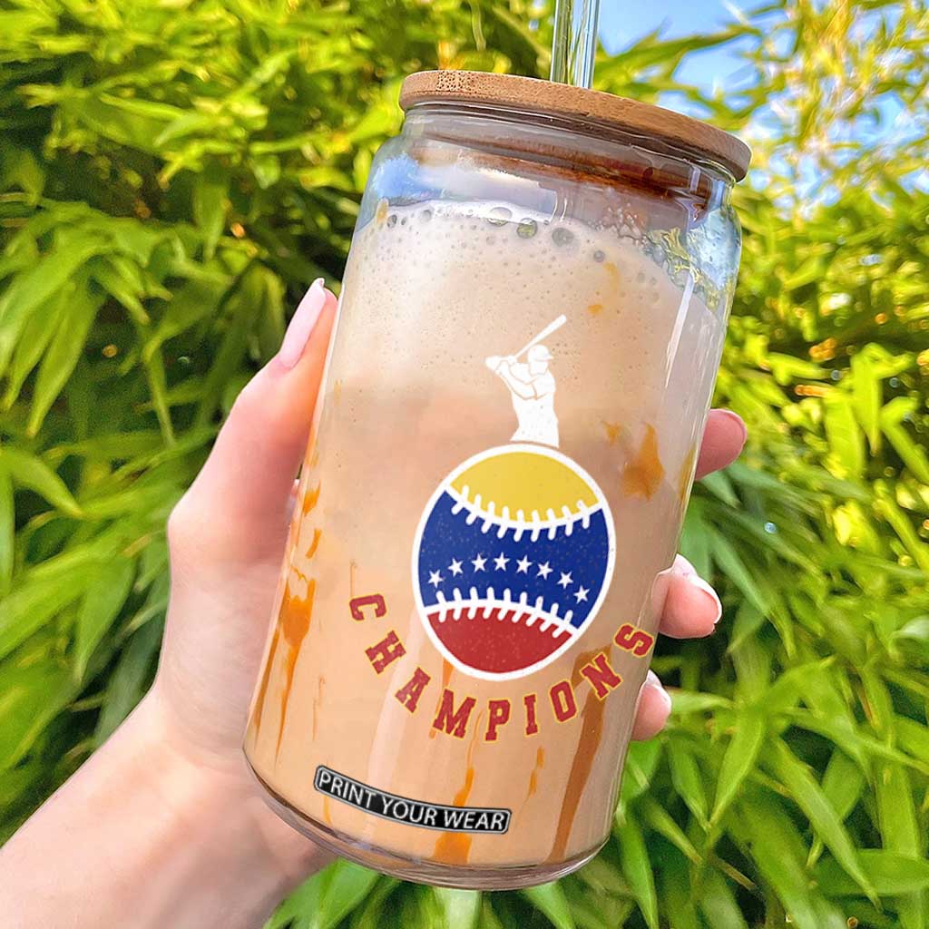 Venezuela 2026 Champions Glass Can Baseball Gift For Sport Lover TS12 Black Print Your Wear