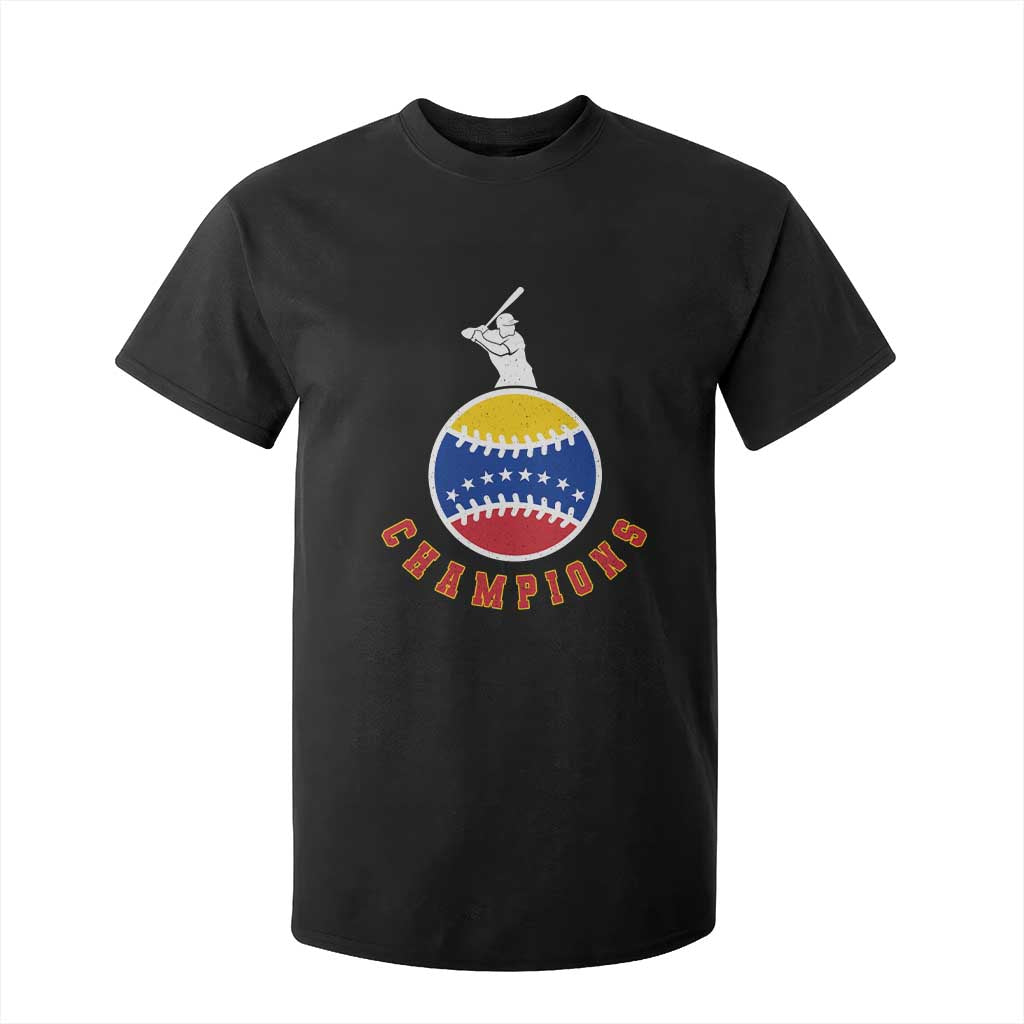 Venezuela 2026 Champions T Shirt For Kid Baseball Gift For Sport Lover TS12 Black Print Your Wear