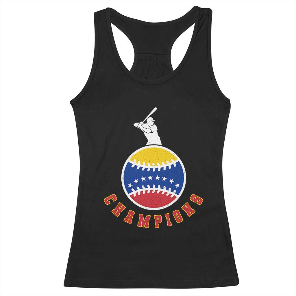 Venezuela 2026 Champions Racerback Tank Top Baseball Gift For Sport Lover TS12 Black Print Your Wear