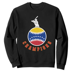 Venezuela 2026 Champions Sweatshirt Baseball Gift For Sport Lover TS12 Black Print Your Wear