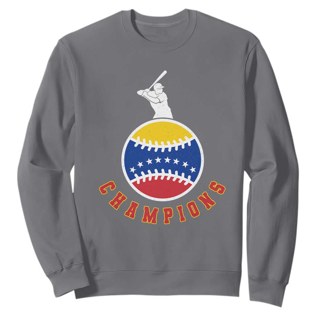Venezuela 2026 Champions Sweatshirt Baseball Gift For Sport Lover TS12 Charcoal Print Your Wear