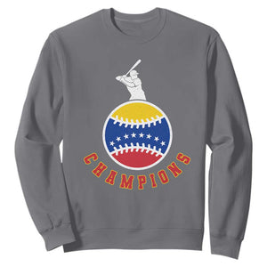 Venezuela 2026 Champions Sweatshirt Baseball Gift For Sport Lover TS12 Charcoal Print Your Wear