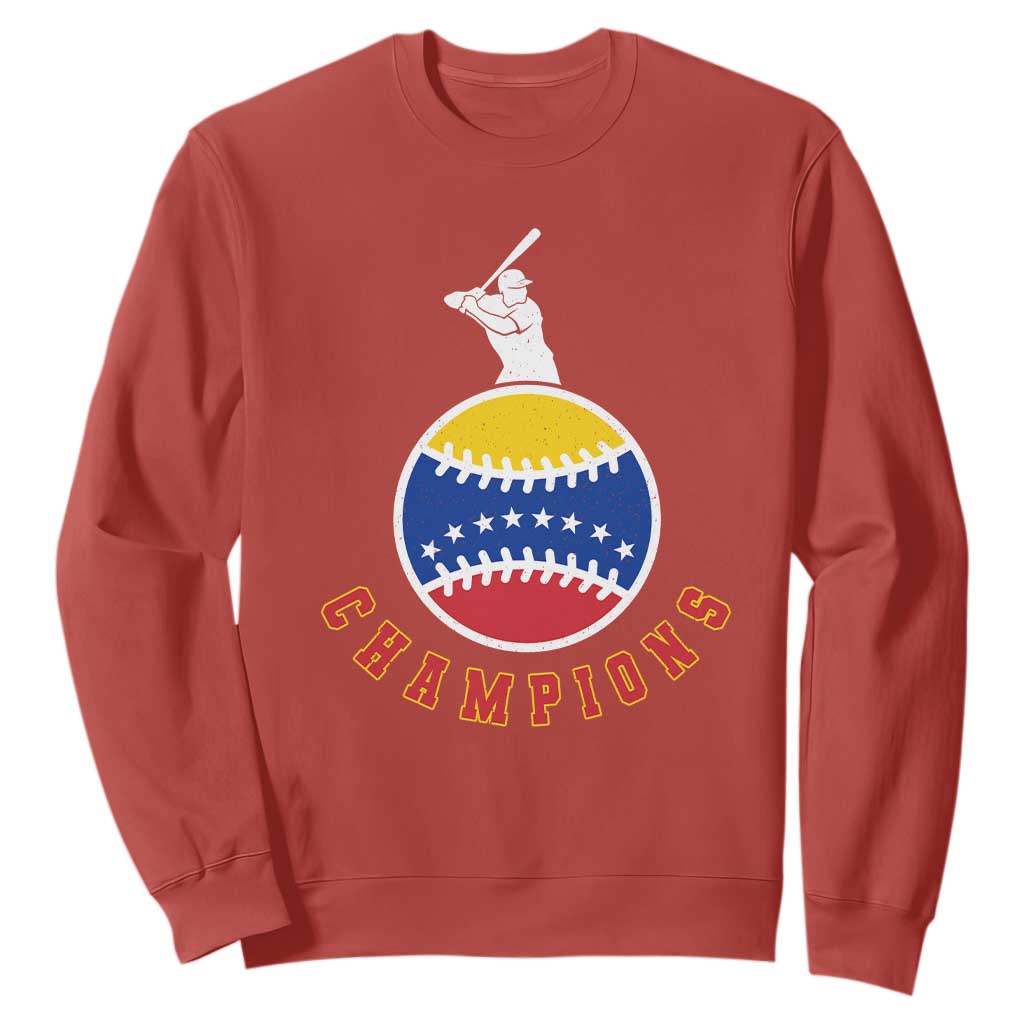 Venezuela 2026 Champions Sweatshirt Baseball Gift For Sport Lover TS12 Red Print Your Wear