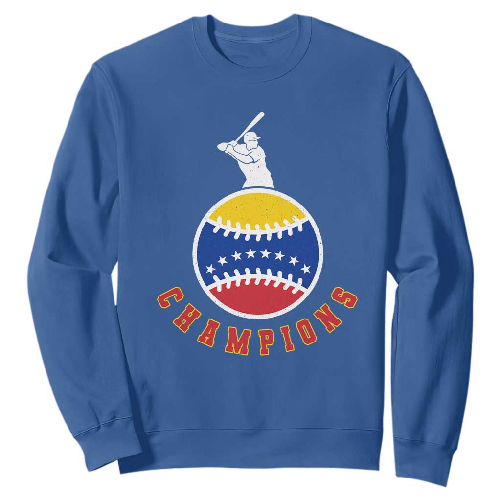 Venezuela 2026 Champions Sweatshirt Baseball Gift For Sport Lover TS12 Royal Blue Print Your Wear