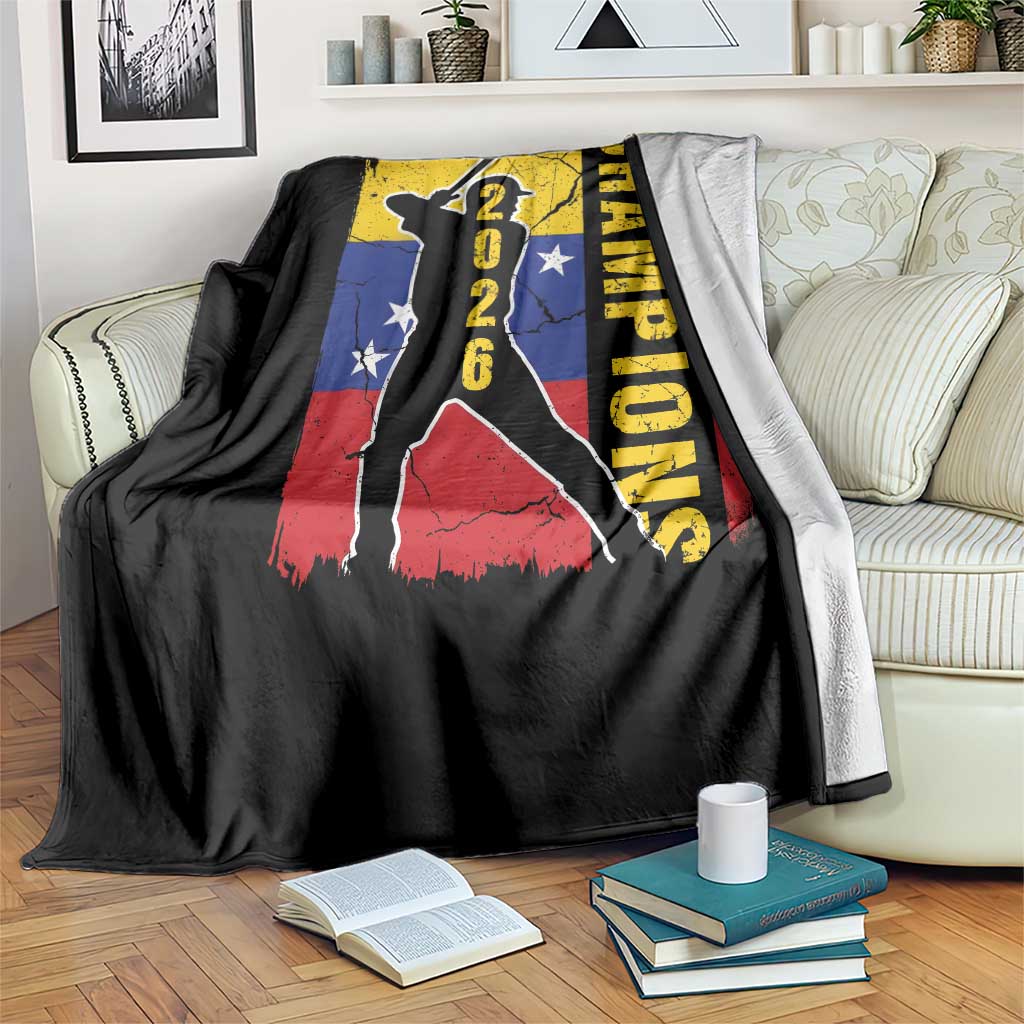 Venezuela 2026 Champions Throw Blanket Baseball Vinotinto Pride Gift TS12 Print Your Wear
