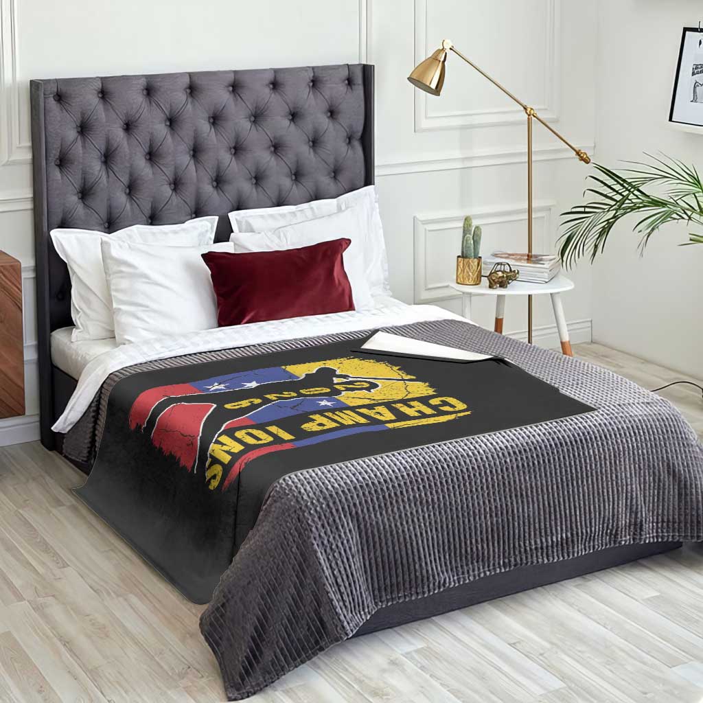 Venezuela 2026 Champions Throw Blanket Baseball Vinotinto Pride Gift TS12 Print Your Wear