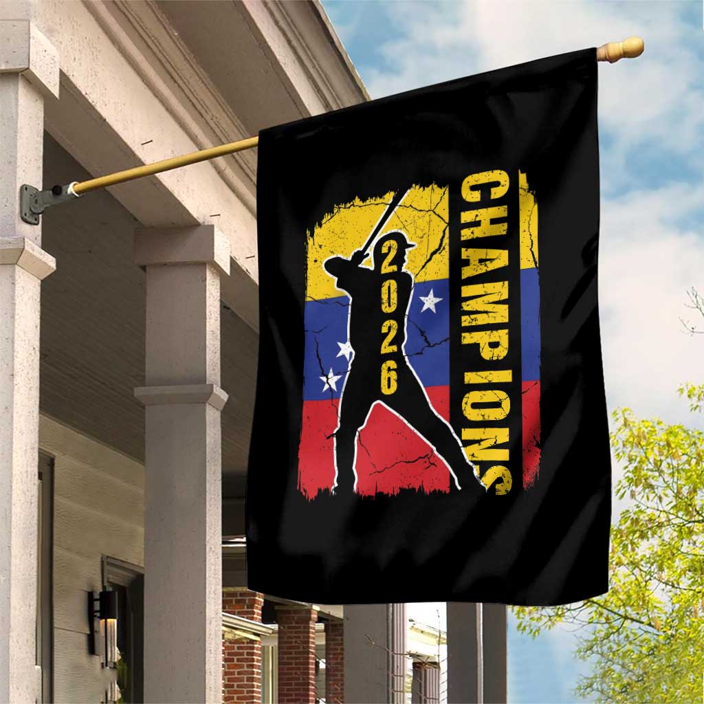 Venezuela 2026 Champions Garden Flag Baseball Vinotinto Pride Gift TS12 Print Your Wear