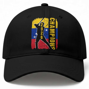 Venezuela 2026 Champions Baseball Cap Baseball Vinotinto Pride Gift TS12 Print Your Wear