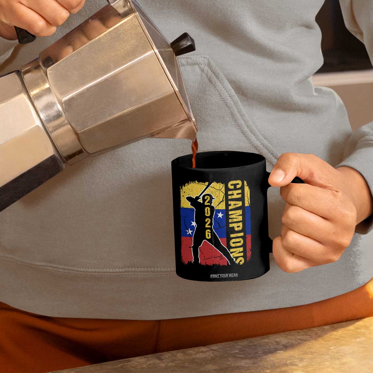 Venezuela 2026 Champions Coffee Mug Baseball Vinotinto Pride Gift TS12 Print Your Wear