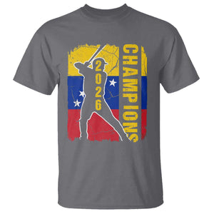 Venezuela 2026 Champions T Shirt Baseball Vinotinto Pride Gift TS12 Charcoal Print Your Wear