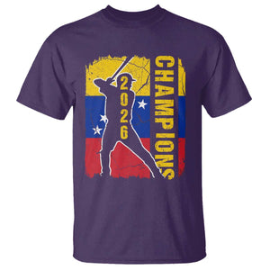 Venezuela 2026 Champions T Shirt Baseball Vinotinto Pride Gift TS12 Purple Print Your Wear