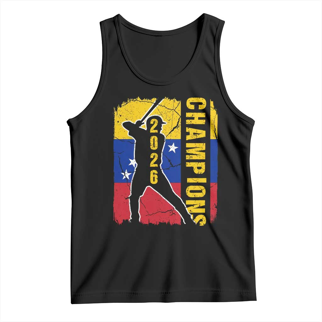 Venezuela 2026 Champions Tank Top Baseball Vinotinto Pride Gift TS12 Black Print Your Wear