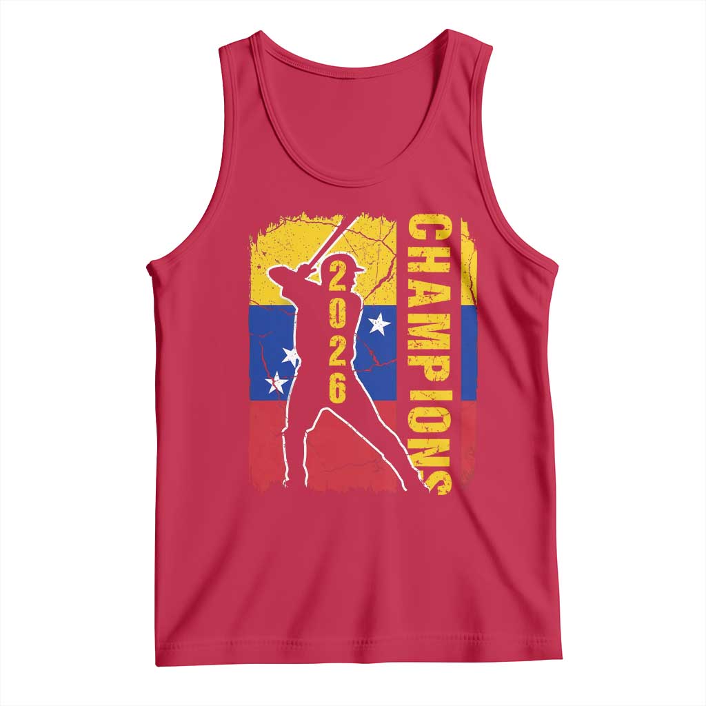 Venezuela 2026 Champions Tank Top Baseball Vinotinto Pride Gift TS12 Red Print Your Wear