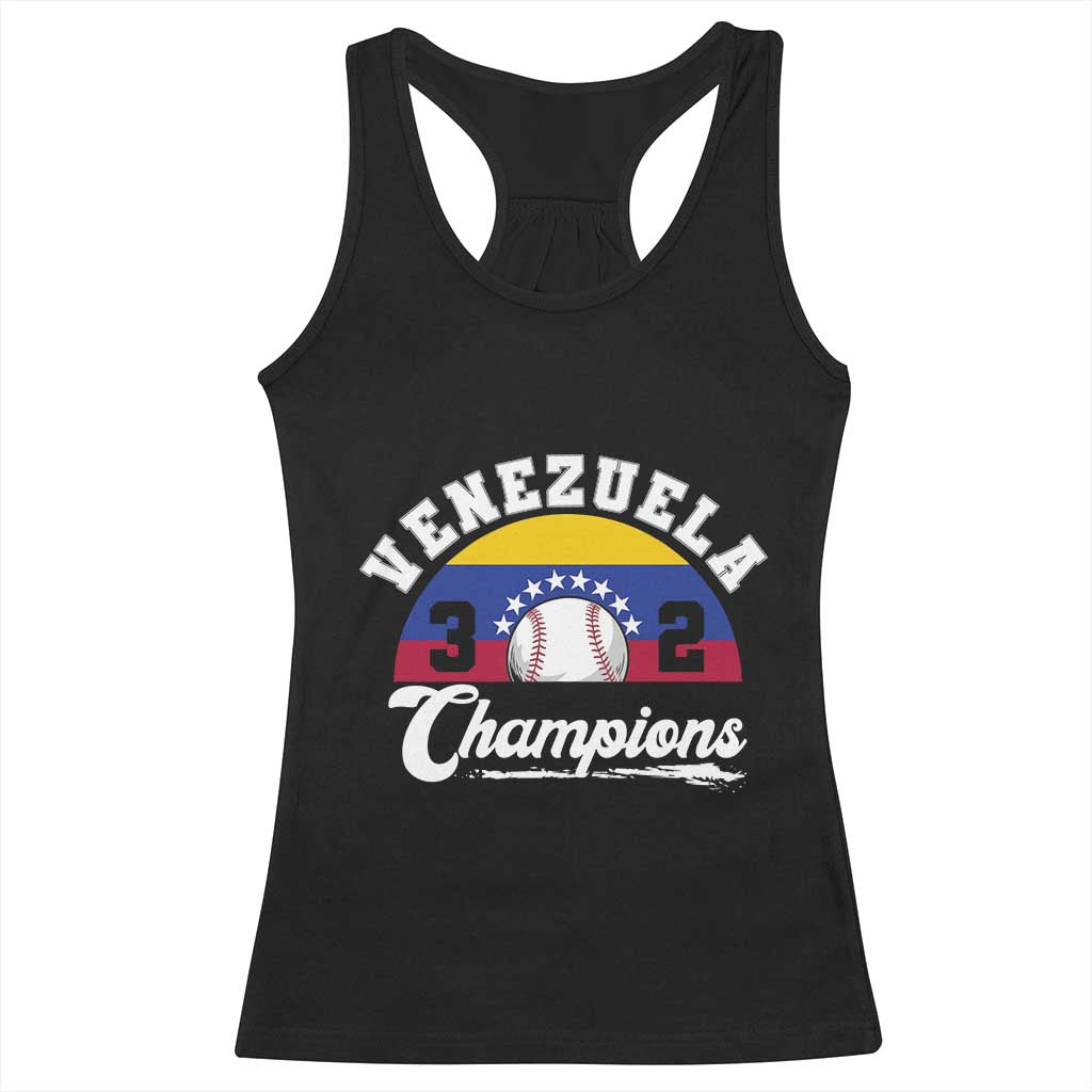 Venezuela 2026 Champions Racerback Tank Top Baseball Patriotic Pride TS12 Black Print Your Wear