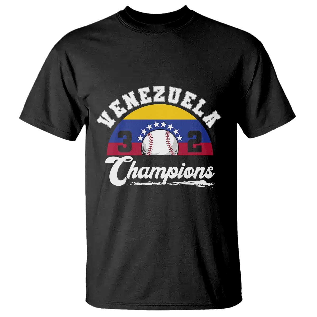 Venezuela 2026 Champions T Shirt Baseball Patriotic Pride TS12 Black Print Your Wear