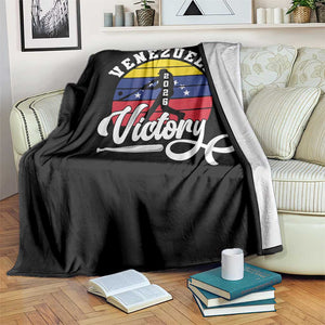 Venezuela 2026 Victory Baseball Throw Blanket Retro Softball Player Gift TS12 Print Your Wear