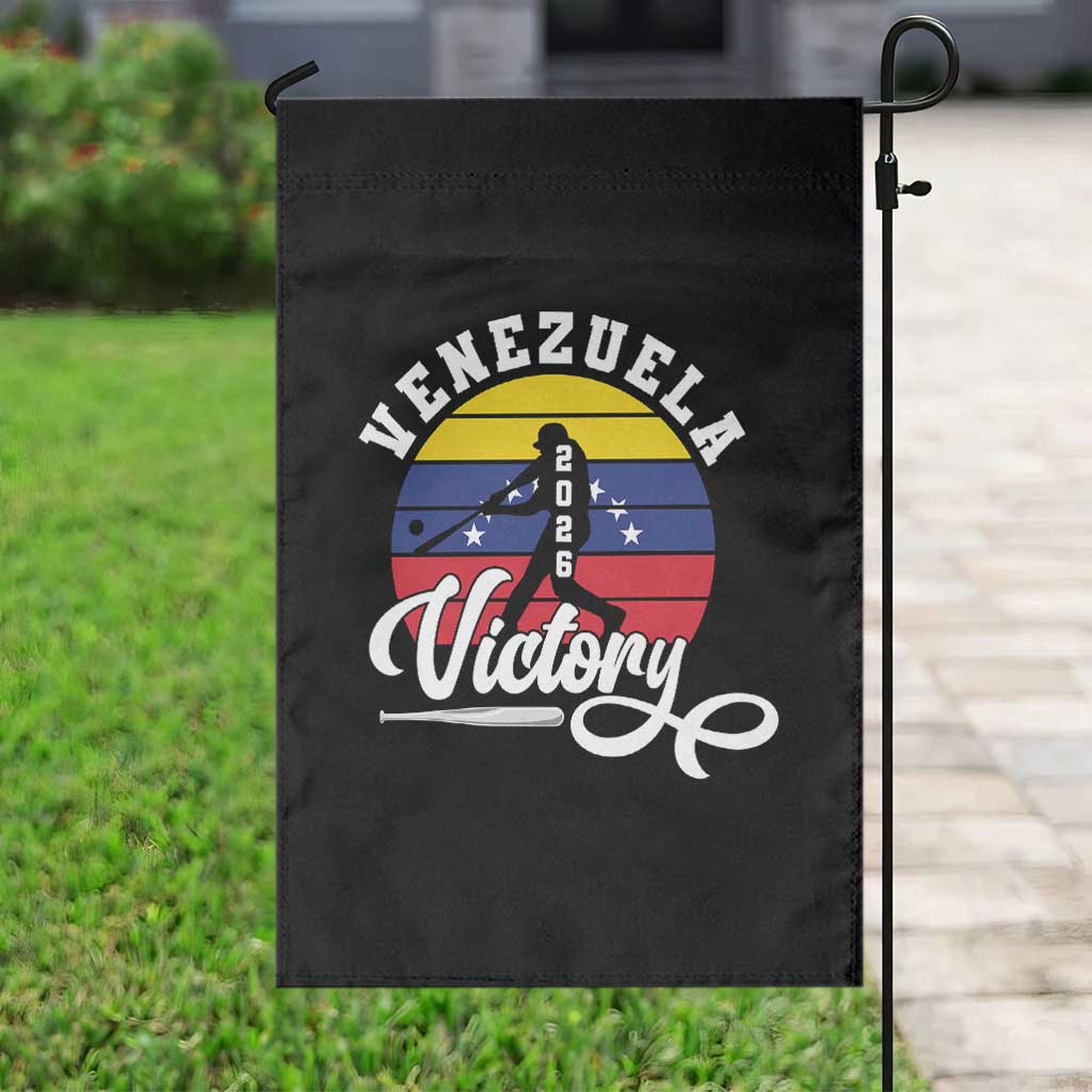 Venezuela 2026 Victory Baseball Garden Flag Retro Softball Player Gift TS12 Print Your Wear