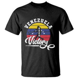 Venezuela 2026 Victory Baseball T Shirt Retro Softball Player Gift TS12 Black Print Your Wear