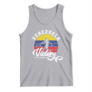 Venezuela 2026 Victory Baseball Tank Top Retro Softball Player Gift TS12 Athletic Heather Print Your Wear
