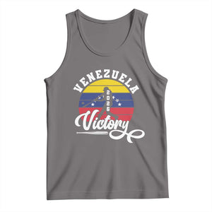 Venezuela 2026 Victory Baseball Tank Top Retro Softball Player Gift TS12 Deep Heather Print Your Wear
