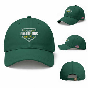 Venezuela 2026 Champions Baseball Cap Baseball Venezuelan Pride TS12 Baseball Cap Universal Fit Irish Green Print Your Wear