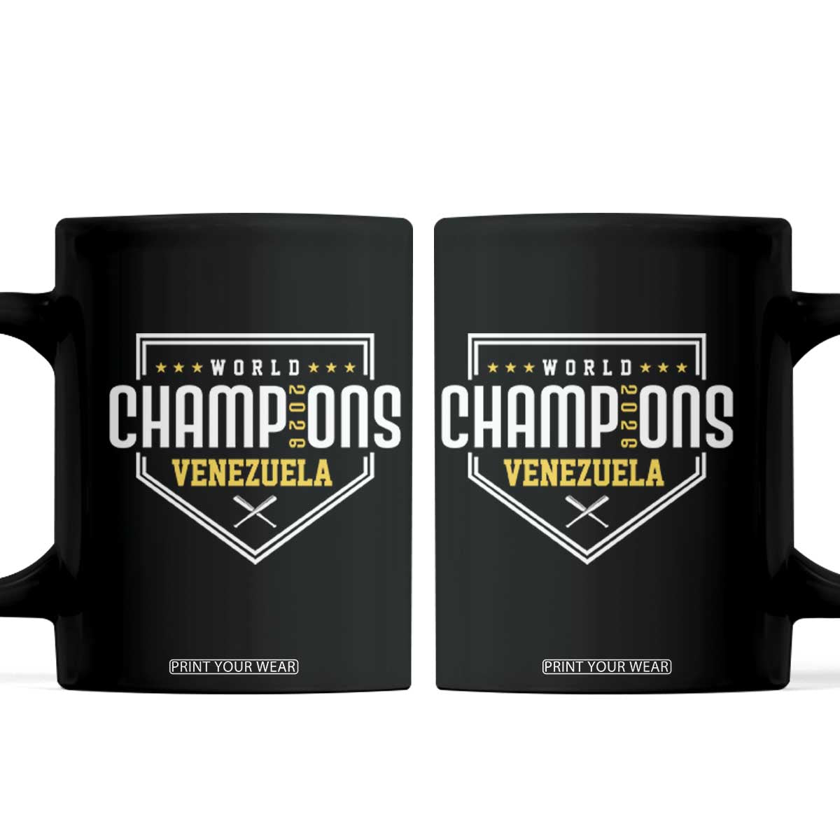 Venezuela 2026 Champions Coffee Mug Baseball Venezuelan Pride TS12 Black Print Your Wear
