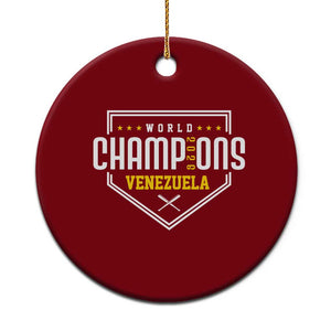 Venezuela 2026 Champions Ceramic Ornament Baseball Venezuelan Pride TS12 1pc Red Print Your Wear